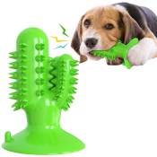 Brosse à dents pour chien Cactus Bâton de meulage et de nettoyage pour chien Fuite de nourriture Anti-morsure Fournitures pour jouets Fournitures