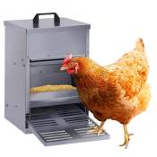 Mangeoire à pédale pour poules distributeur automatique