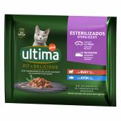 Sachets Ultima pour chat : 80 x 85 g + 16 x 85 g offerts