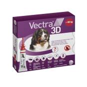 Vectra 3D Solution spot-on pour les chiens de plus de 40 kg - 6 pipettes de 8 ml