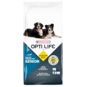 2x12,5kg Medium Maxi Senior Opti Life - Croquettes pour chien
