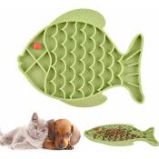 Fei Yu - Bol pour chat tapis à lécher en forme de poisson