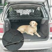 Jalleria - Barrière de chien pour voiture Protection de chien Isolation nette de la voiture Barrière nette du coffre arrière Filet de sécurité pour