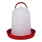 Suinga - Abreuvoir pour poussins 3 litres rouge, 23x22 cm