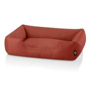 BedDog® ZARA lit pour chien, Panier corbeille, coussin de chien [L env. 80x65cm, HAZELNUT (brique)]