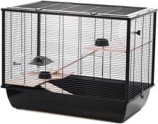 Little Friends Grosvenor Cage à Rat et Hamster avec étagère en Bois et échelle