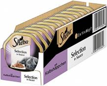 Sheba - barquettes de nourriture en sauce pour chat