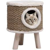 Vidaxl - Maison pour chat avec pieds en bois 41 cm