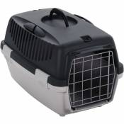 Maisonchic - Cage de transport animaux de compagnie | Caisse de transport Gris noir 48x32x31 cm pp 34235 - Gris