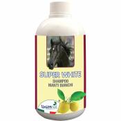 Shampooing Super White Horse Shampooing blanchissant et revitalisant pour les poils gris et blancs 500 ml
