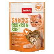 200g MERA Crunch & Soft poulet, fromage - Friandises pour chat