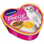 Aliments pour chats Poésie Création, poulet et légumes - 30 boîtes de 85 g - Vitakraft