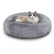 Einfeben - Lit pour chien Coussin lavable pour chien Lit moelleux pour chat Couchage gris clair 60cm - gris clair