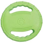Ensoleille - Frisbee en caoutchouc dur flottant pour chiens diamètre 20 cm(vert)