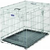 Cage métallique pliable dog residence 63x46,5x53cm
