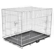 vidaXL Cage m�tallique et pliable pour chiens XL