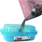ALEXANDRIA - CAT LITTER TRAY WITH RIM - Blue