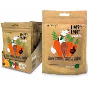 Croci - Happy Farm Snacks Poulet avec carottes 12 sachets de 80 g chacun.