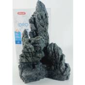 Décor. kit Idro black stone n°3 dimension 17.5 x 15 x Hauteur 27 cm pour aquarium Zolux Multicolor
