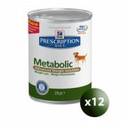 Hill's prescription diet - metabolic - 12 boîtes