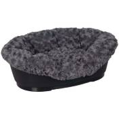 Housse CUDDLY pour lit DOMUS. 70/80 cm. gris. pour chien. - Flamingo Pet Products - FL-514571