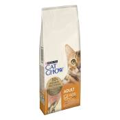 15kg Adult saumon thon Cat Chow - Croquettes pour Chat