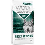 2x12kg Soft & Strong Rocky Spires poulet, pintade Wolf of Wilderness - Croquettes pour chien