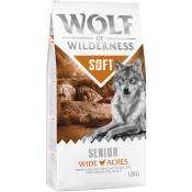 2x12kg Wolf of Wilderness Soft & Strong Senior Wide Acres poulet - Croquettes pour chien
