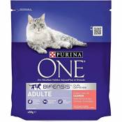 Animalerie PURINA One - Croquettes Chat Adulte Saumon