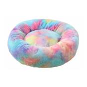 Donuts ronds en peluche lit pour chien doux et chaud