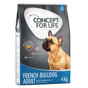 2x4kg Bouledogue français Adult Concept for Life Croquettes pour chien