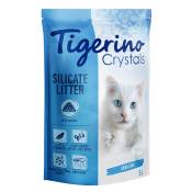3x5L Litière Tigerino Crystals Fun bleu - pour chat