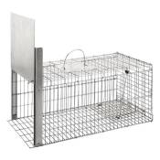 Suinga - Cage à chat galvanisée 37x75x34 cm