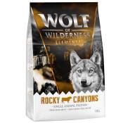 1kg Wolf of Wilderness Elements Rocky Canyons, bœuf - Croquettes pour chien