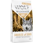 2x12kg Soft & Strong Gnarled Oaks poulet, lapin Wolf of Wilderness - Croquettes pour chien