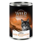 6x400g Wide Country Sterilised - pur poulet Sterilised Adult Wild Freedom boîtes pour chat : -10 % !