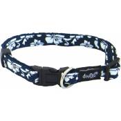 Doogy Classic - Collier chien Tahiti bleu Taille : T1