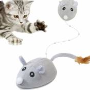 Fei Yu - Souris jouet électrique pour chat, jouet souris, jouet pour chat, souris jouet pour chat, souris jouet interactive avec câble usb pour la