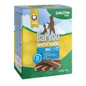 Lot Barkoo Dental Snacks - Recette SANS CÉRÉALES pour chien - 28 bâtonnets (720 g) pour grand chien