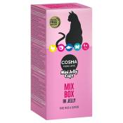 Lot Cosma Mini Jelly Cups 24 x 25 g pour chat - lot mixte