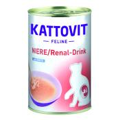 24x135mL Boisson Renal Drink Kattovit - Pâtée pour