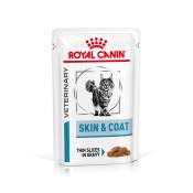 48x85g Royal Canin Veterinary Feline Skin & Coat - Pâtée pour chat