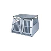 Carbox - Cage de transport alu double pour deux chiens Désignation : Cage double 82393