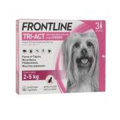 FRONTLINE 3 pipettes Tri-Act - Pour chien de 2 à 5