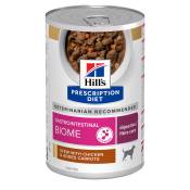 Hill's Prescription Diet 10 x 354 g + 2 boîtes offertes ! - Gastrointestinal Biome Mijoté poulet