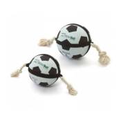Jouet pour chien actionball football noir/blanc 22 cm