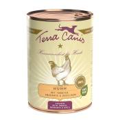 Lot économique : 12x400g Terra Canis Classic poulet, tomate, amarante, basilic nourriture pour chien humide