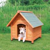 Trixie - Natura niche pour chiens cottage avec pignon s-m: 71 × 77 × 76 cm, brun