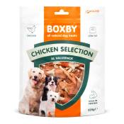 2x325g Friandises Boxby Sélection au poulet - Friandises pour chien