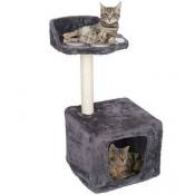 Bakaji - Griffoir pour chat avec niche et plateforme